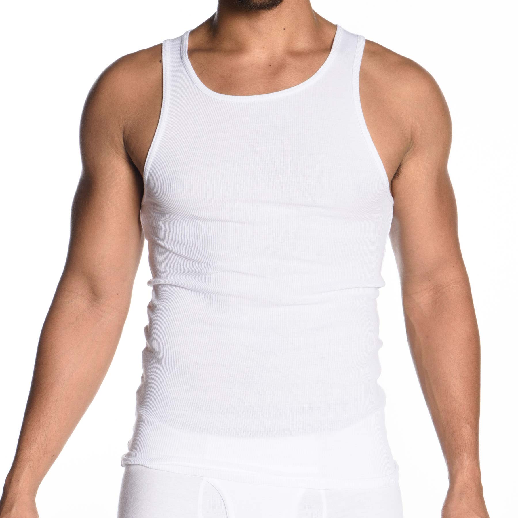 Men's Basic 2 Pack 100% Premium Combed Cotton Tank Tops