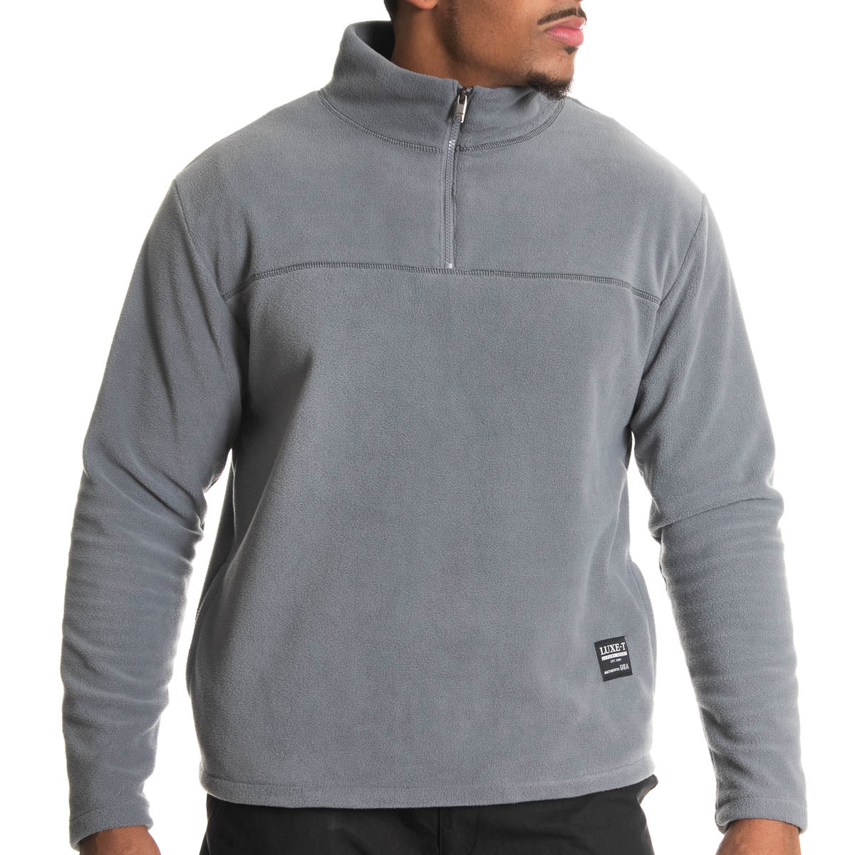 1/4 Zip Mock Neck Polar Fleece