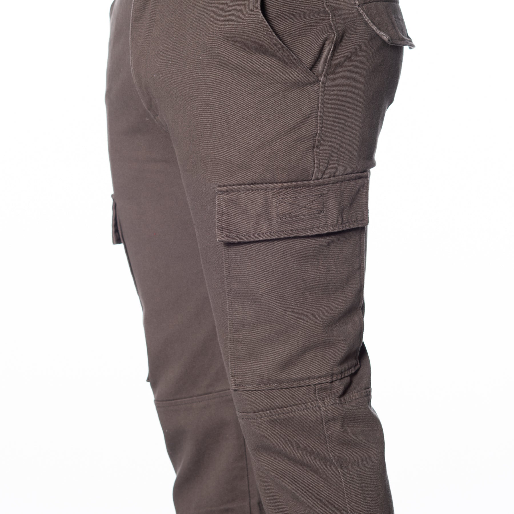 Cargo Logan cotton twill cargo pants in beige - 7 For All Mankind