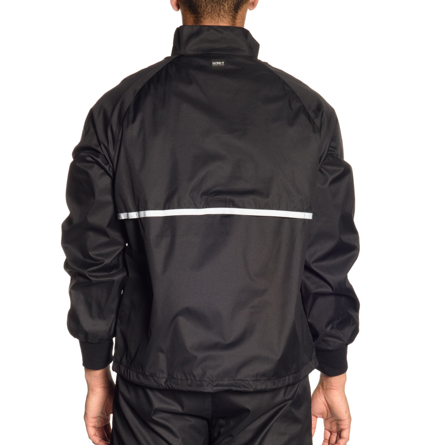 Lightweight Mock Neck Nylon Jacket