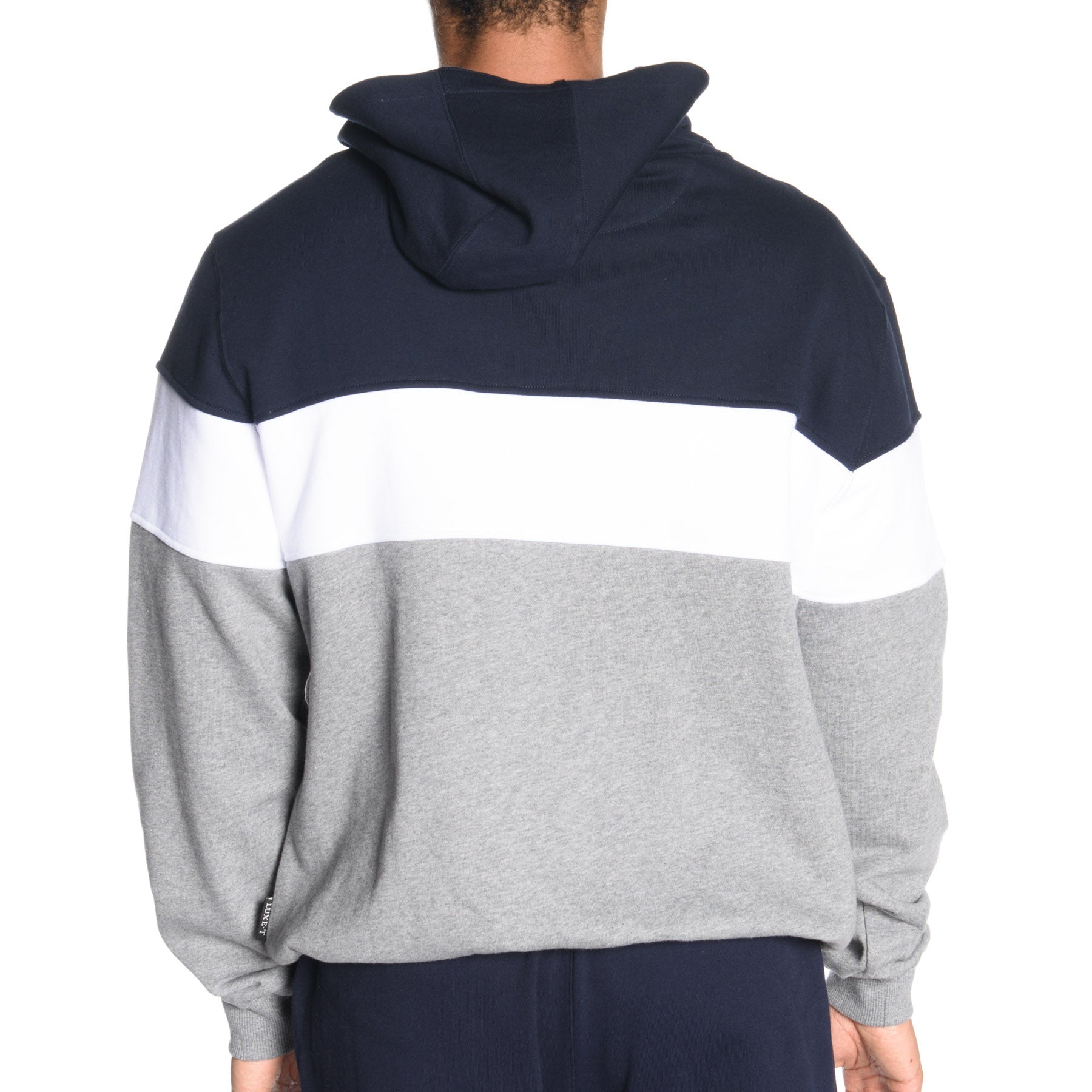 Tri Panel Pullover Hoodie