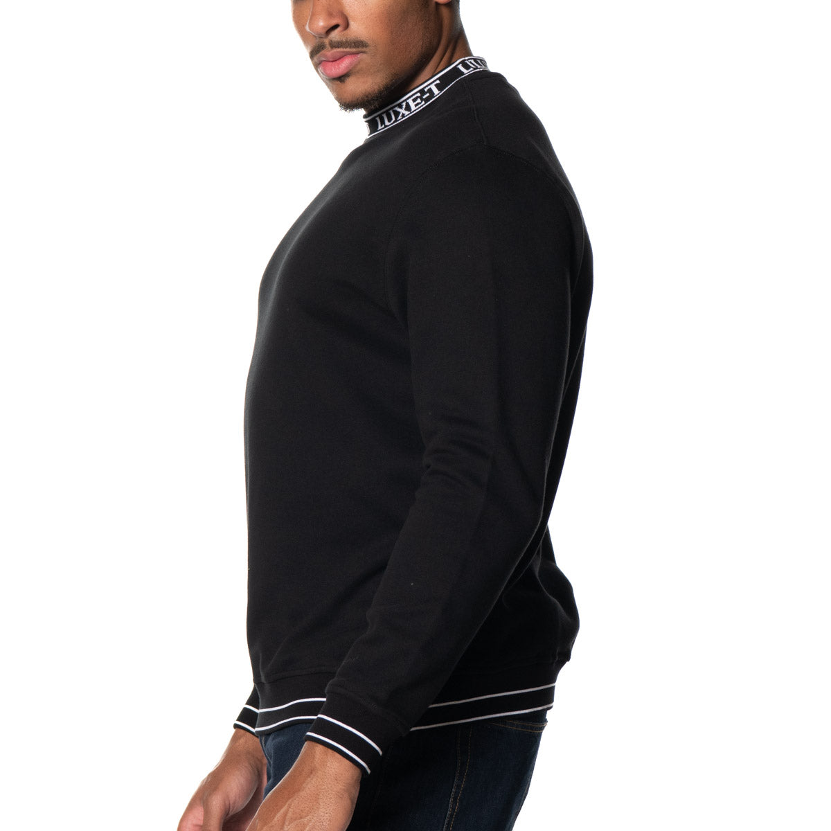 Luxe-T Logo Collar Sweatshirt